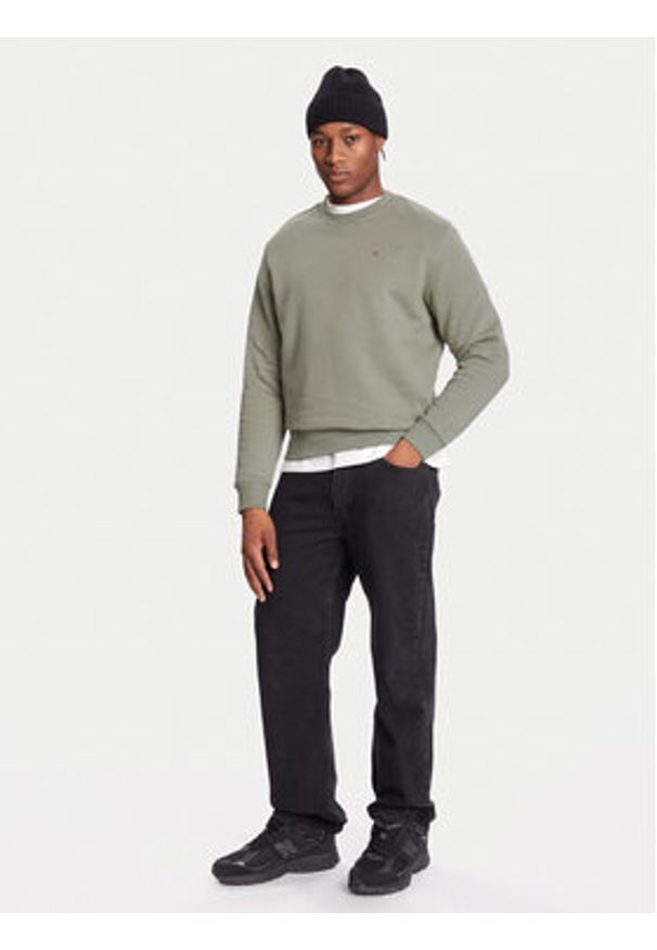 Tommy Jeans Bluza DM0DM20741 Zielony Regular Fit. Kolor: zielony. Materiał: syntetyk, bawełna