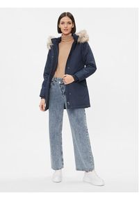 only - ONLY Parka 15300633 Granatowy Regular Fit. Kolor: niebieski. Materiał: syntetyk #9