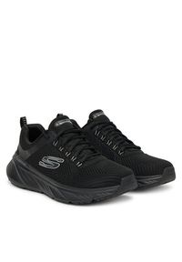 skechers - Skechers Buty do biegania Edgeride-Contention 232843/BBK Czarny. Kolor: czarny. Materiał: materiał #4