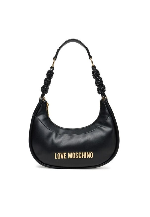 Love Moschino - LOVE MOSCHINO Torebka JC4237PP0MKL0000 Czarny. Kolor: czarny. Materiał: skórzane