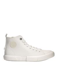 Big-Star - Big Star białe trampki męskie Metalic. Kolor: biały. Styl: elegancki #4