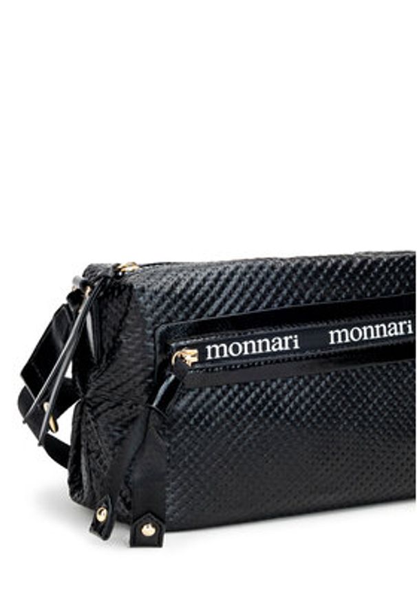 Monnari Torebka TORIMP0-24J-BAG4460-K020 Czarny. Kolor: czarny. Materiał: skórzane