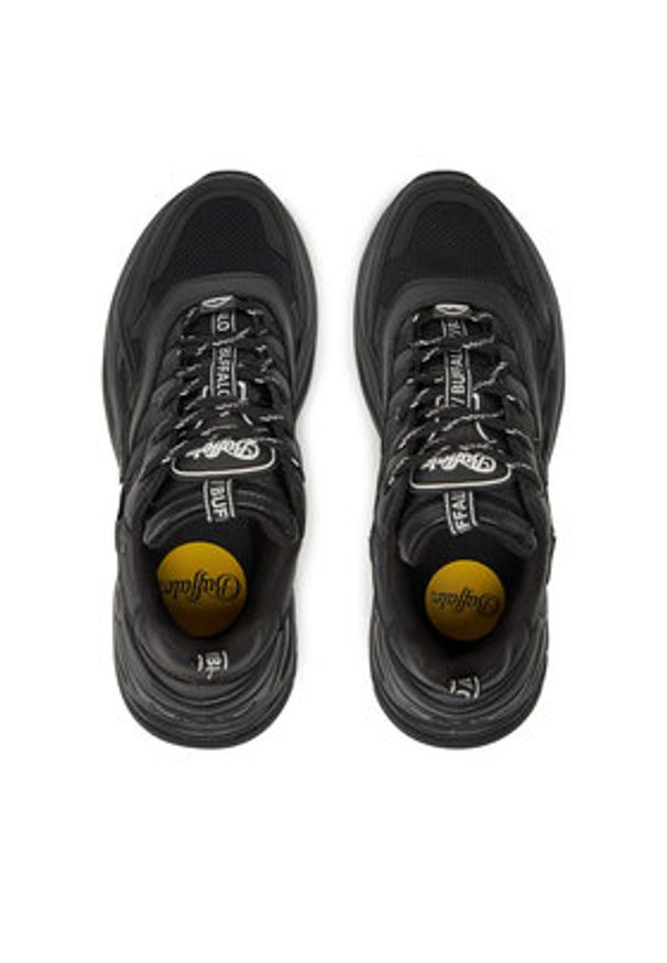 Buffalo Sneakersy Triplet Hollow BS 1410079 Czarny. Kolor: czarny. Materiał: materiał