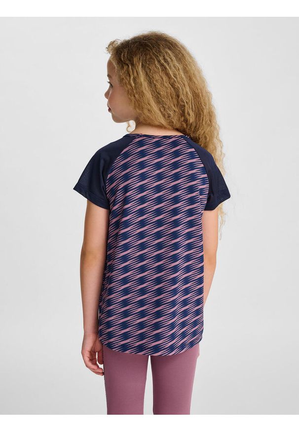 Koszulka dla dziewczynki Hummel Mix. Kolor: fioletowy. Sport: joga i pilates