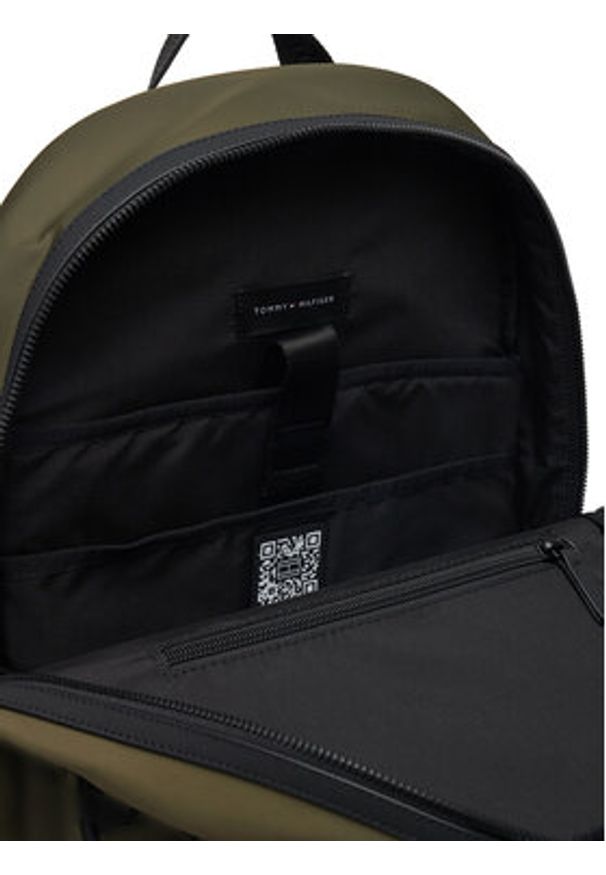 TOMMY HILFIGER - Tommy Hilfiger Plecak Th Repreve Backpack AM0AM13184 Zielony. Kolor: zielony. Materiał: materiał