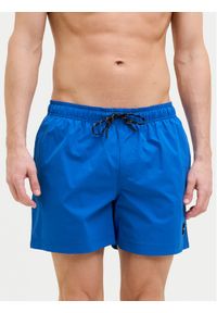 Jack & Jones - Jack&Jones Szorty kąpielowe Maui 12272776 Niebieski Regular Fit. Kolor: niebieski. Materiał: syntetyk