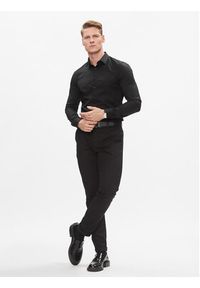 Calvin Klein Koszula K10K112743 Czarny Extra Slim Fit. Kolor: czarny. Materiał: bawełna