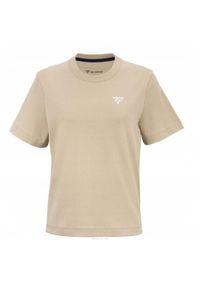 TECNIFIBRE - Koszulka tenisowa damska Tecnifibre Graphic Tee 2025. Kolor: beżowy. Sport: tenis #1