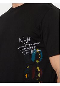 Guess T-Shirt M5RI01 KCHA1 Czarny Regular Fit. Kolor: czarny. Materiał: bawełna