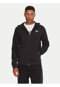 Reebok Bluza RK25148CCM Czarny Regular Fit. Kolor: czarny. Materiał: bawełna