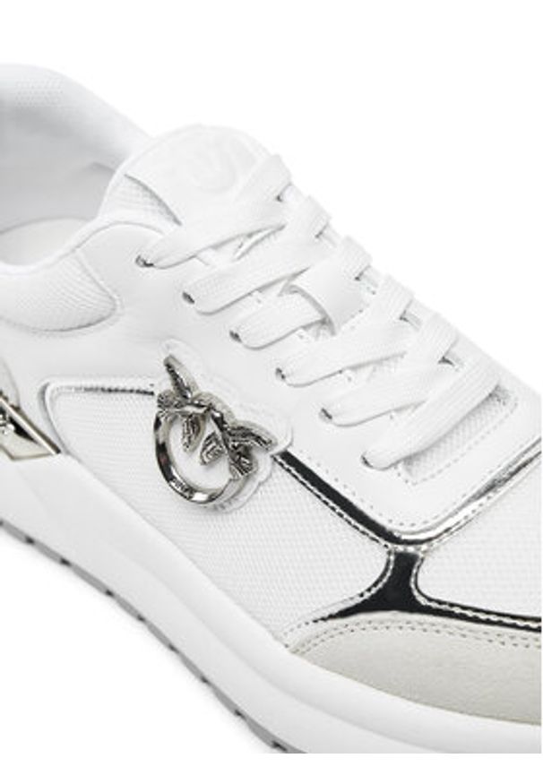 Pinko Sneakersy Gem 01 SS0019 P027 Biały. Kolor: biały. Materiał: materiał