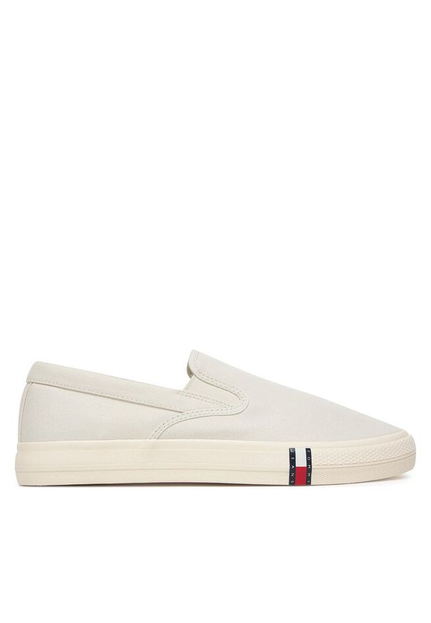 Tenisówki Tommy Jeans. Zapięcie: bez zapięcia. Kolor: biały