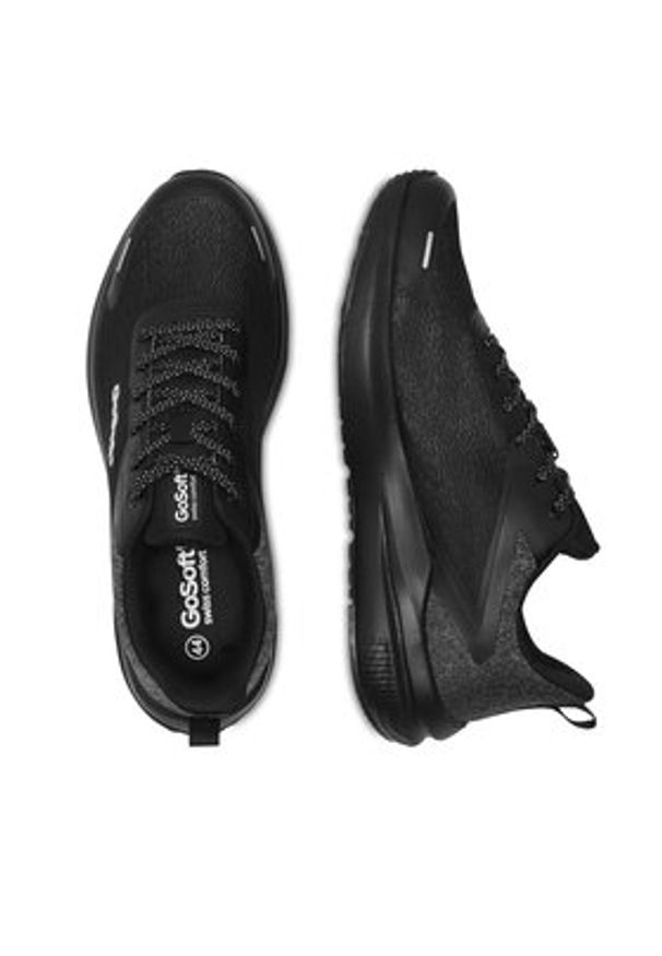 Go Soft Sneakersy MP-123 Czarny. Kolor: czarny. Materiał: materiał