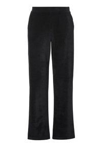 Cellbes Welurowe spodnie z szerokimi nogawkami Czarny female czarny 38/40. Kolor: czarny. Materiał: welur #1