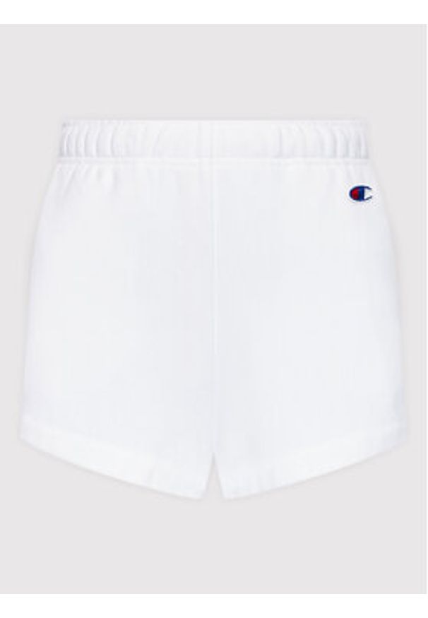 Champion Szorty sportowe 115107 Biały Regular Fit. Kolor: biały. Materiał: bawełna