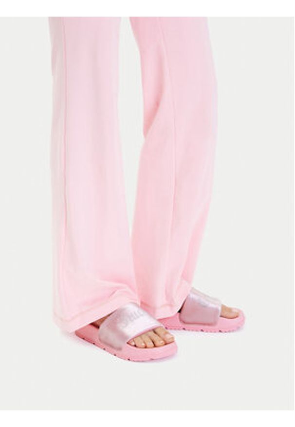 Juicy Couture Klapki PJC5 Różowy. Kolor: różowy. Materiał: materiał