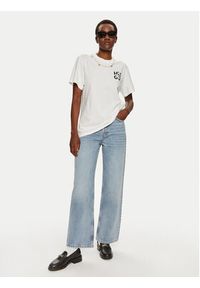 Hugo T-Shirt Vintage 50520307 Écru Relaxed Fit. Materiał: bawełna. Styl: vintage #4