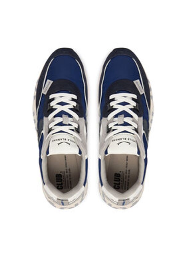 Voile Blanche Sneakersy 2017465-14 Granatowy. Kolor: niebieski. Materiał: zamsz, skóra