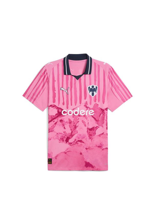 Puma - Męska koszulka KIDSUPER × CF MONTERREY PUMA Fast Pink White. Kolor: biały, różowy, wielokolorowy