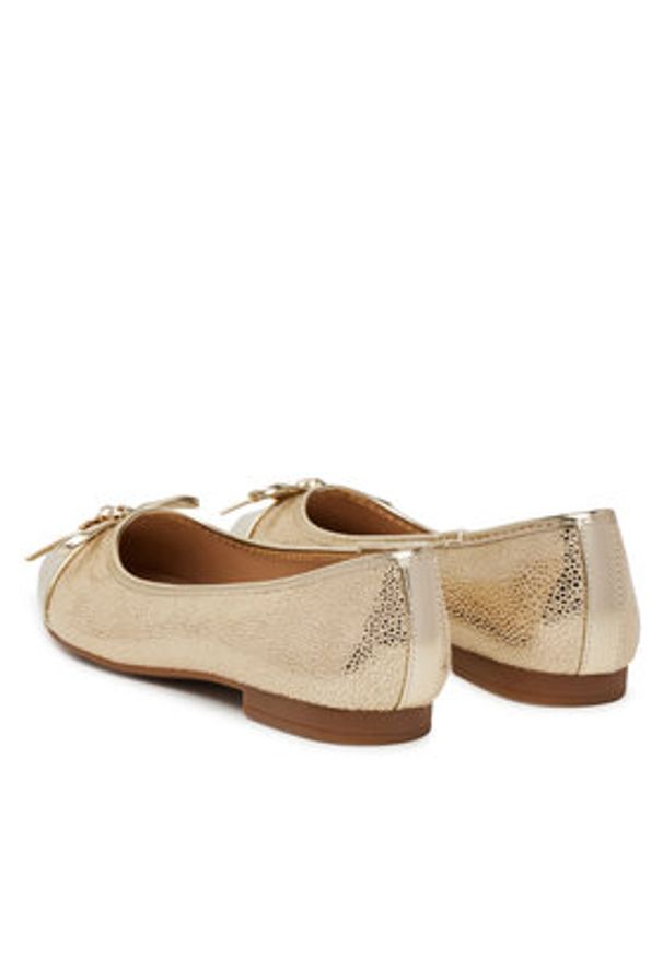 Clara Barson Baleriny WYL3652-3 Złoty. Kolor: złoty. Materiał: materiał