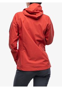 Kurtka przeciwdeszczowa damska Helikon-Tex Squall Hardshell. Kolor: czerwony. Materiał: hardshell. Sport: turystyka piesza