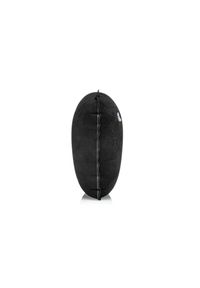 Ochnik - Czarny podgłówek pompowany. Kolor: czarny. Materiał: materiał. Wzór: aplikacja #3