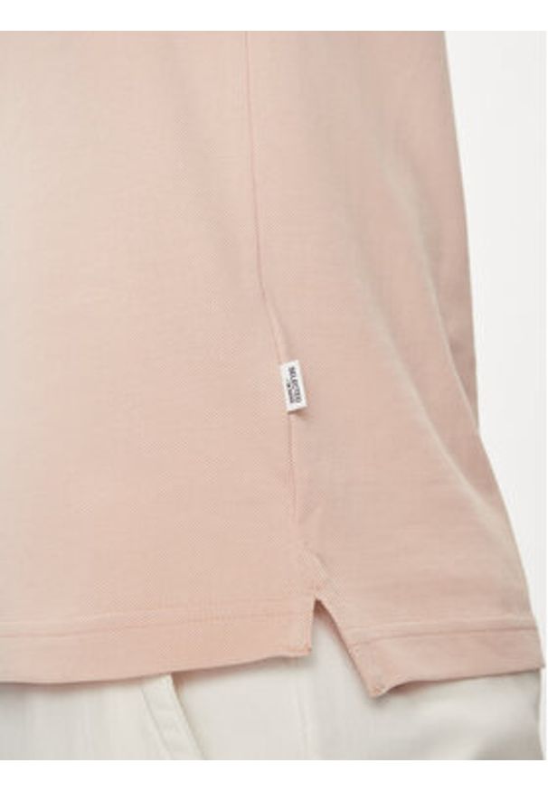Selected Homme Polo 16087839 Różowy Regular Fit. Typ kołnierza: polo. Kolor: różowy. Materiał: bawełna
