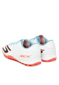 skechers - Skechers Buty do piłki nożnej Club Tf 252134 WTQP Biały. Kolor: biały. Materiał: skóra