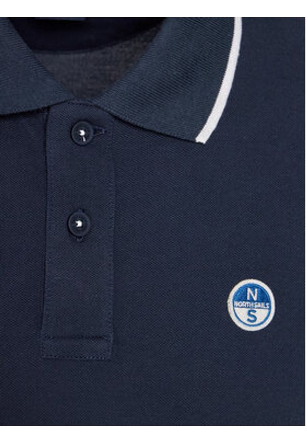 North Sails Polo 692452 Granatowy Regular Fit. Typ kołnierza: polo. Kolor: niebieski. Materiał: bawełna