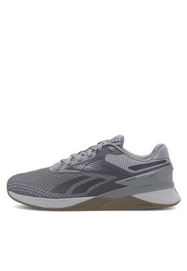 Reebok Sneakersy 100033786-W Szary. Kolor: szary. Materiał: mesh, materiał