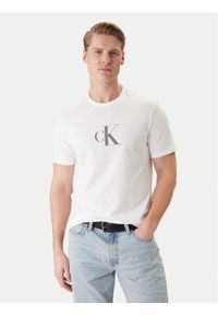 Calvin Klein T-Shirt LV04RF853G Biały Regular Fit. Kolor: biały. Materiał: bawełna #1