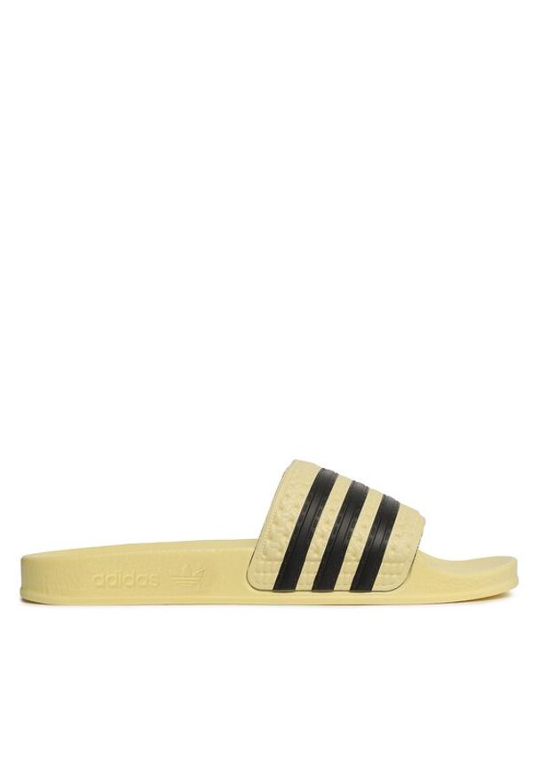 Adidas - adidas Klapki adilette Slides HP6510 Żółty. Kolor: żółty. Materiał: syntetyk