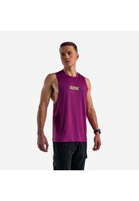 Tank top treningowy DZIK® fioletowy. Kolor: fioletowy. Materiał: materiał