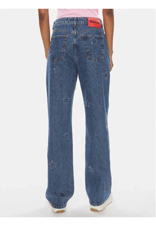 Hugo Jeansy Gilissi 50513738 Niebieski Relaxed Fit. Kolor: niebieski