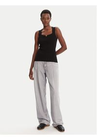 BOSS Sweter Fiura 50543939 Czarny Regular Fit. Kolor: czarny. Materiał: syntetyk, wiskoza #4