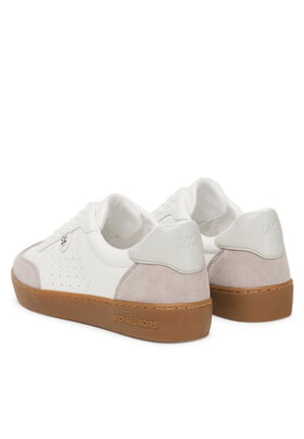 MICHAEL Michael Kors Sneakersy Scotty 43F4SCFS4L Biały. Kolor: biały. Materiał: skóra