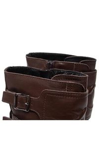 Pinko Trapery Cumino Bootie 1H2135 A072 Brązowy. Kolor: brązowy. Materiał: skóra #4