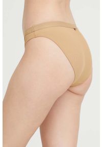 TOMMY HILFIGER - Tommy Hilfiger figi kąpielowe kolor brązowy. Kolor: brązowy. Materiał: poliester #2