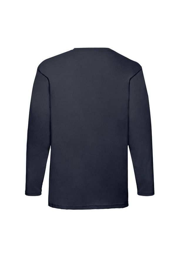 FRUIT OF THE LOOM - Koszulka Z Długim Rękawem Dla Dorosłych Unisex Valueweight. Kolor: niebieski. Długość rękawa: długi rękaw. Długość: długie