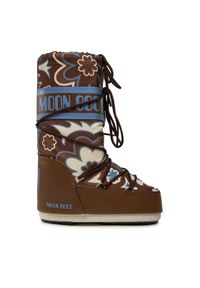 Moon Boot Śniegowce Mb Icon Flower 80D1402940 Brązowy. Kolor: brązowy. Materiał: materiał #1