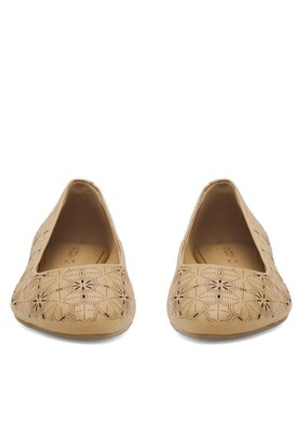 Lasocki Baleriny RST-KAJA-27 Brązowy. Kolor: brązowy. Materiał: skóra