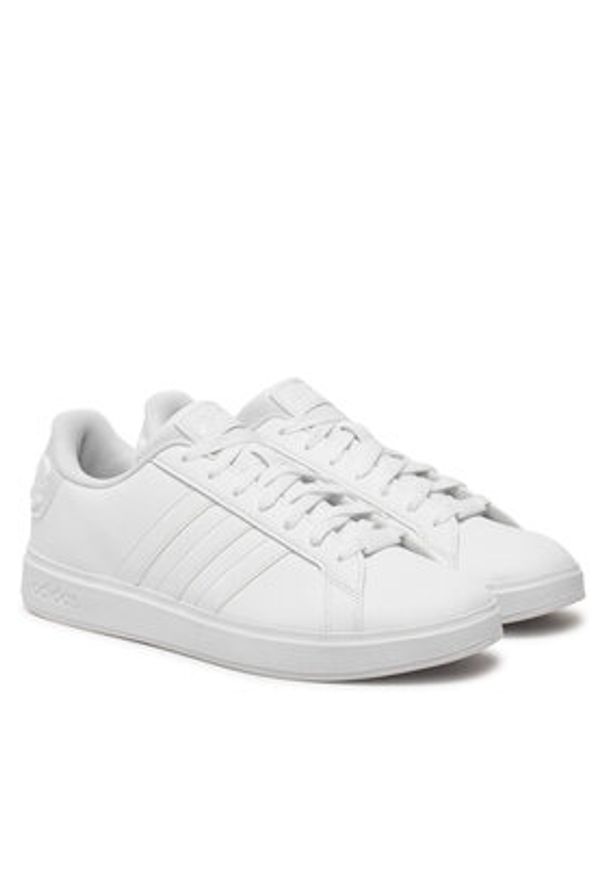 Adidas - adidas Sneakersy Star Wars Grand Court JI2841 Biały. Kolor: biały. Materiał: skóra. Wzór: motyw z bajki