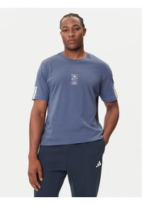 Adidas - adidas T-Shirt Stadium Ticket JM6472 Niebieski Loose Fit. Kolor: niebieski. Materiał: bawełna #1