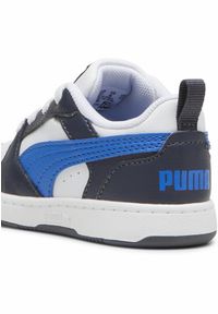 Puma - Sneakersy Rebound V6 Lo dla małych dzieci PUMA. Kolor: biały, wielokolorowy, niebieski, szary