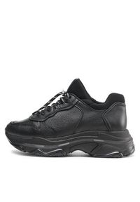 Bronx Sneakersy 66167P-A Czarny. Kolor: czarny. Materiał: skóra #9