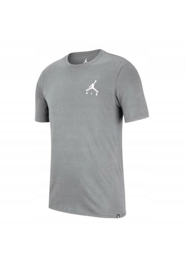 Jordan - Koszulka Męska Nike Mj Jumpman Air Embroidered Tee. Kolor: szary