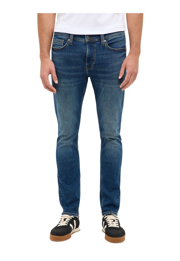 Męskie Spodnie jeansowe Mustang Style Vegas Slim Denim Blue 1017216 5000 683