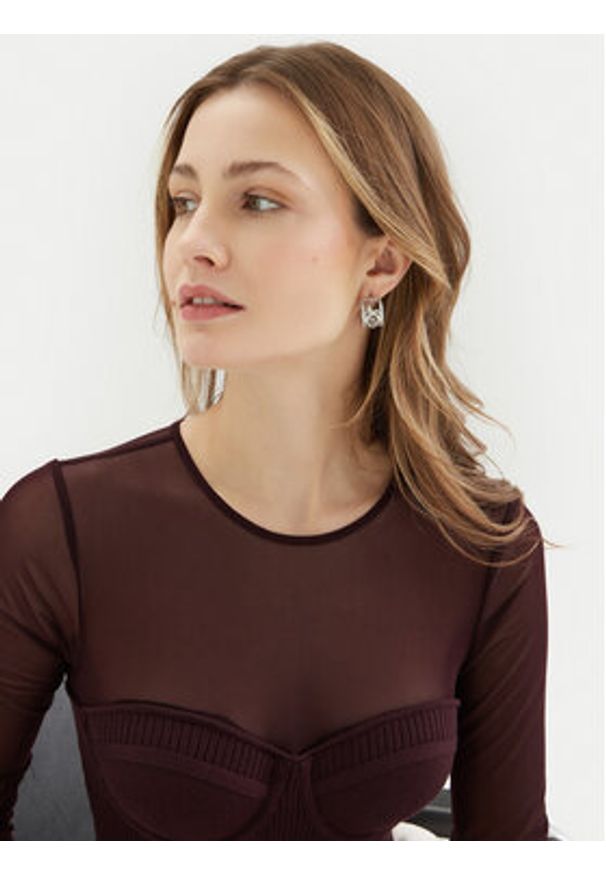 Guess Kolczyki JUBE05 036JW Srebrny. Materiał: metalowe. Kolor: srebrny