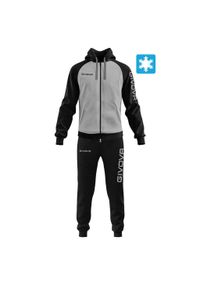 Givova - Warehouse 4 Tuta Super King Felpa – Dres z kapturem dwukolorowy, S. Kolor: wielokolorowy, żółty, czarny, pomarańczowy. Materiał: dresówka #1