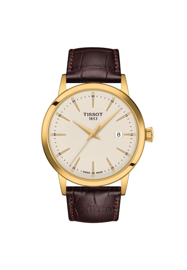 Zegarek Męski TISSOT Classic Dream T-CLASSIC T129.410.36.261.00. Materiał: skóra